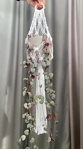 Suspension pour gousses de plantes | Macramé - Etsy France