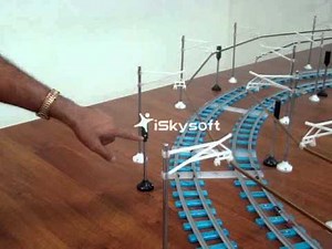 Rail Signalling Working Model - III (Automatic block section explained)