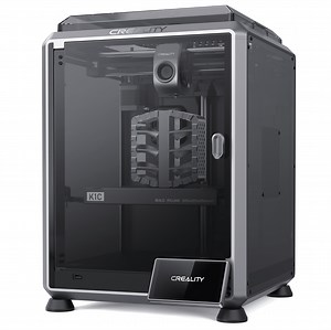 Creality K1C 3D Printer with All-Metal Extruder, Tri-Metal Nozzle, Auto Leveling, Core XY AI - Size: 8.66 * 8.66 * 9.84 in