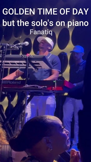 Fanatiq's piano solo on Frankie Beverly's Golden Time of Day | Blue Note LA