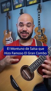 787K views · 20K reactions | Aprende el montuno icónico de @elgrancombodepuertorico en su tema clásico “Montuno.” Tríadas simples, mucho ritmo y puro sabor latino. Tabs en Patreon, comenta “guitarra” y te envío el enlace. @yamaha_guitars APX700II-12 #salsa #puertorico #guitarra | Richard Peña | Facebook
