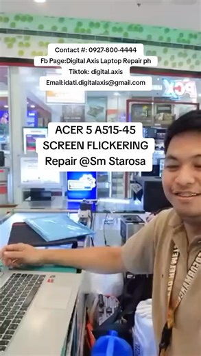 Acer Aspire 5 A515-45 Lcd Replacement We love❤️ to see you at our branches👇 Sm Sta Rosa Sm Southmall Sm Fairview Sm North Sm Tarlac Sm Baguio Sm Bacolod Contact #: 0927-800-4444 Fb Page:Digital Axis Laptop Repair ph Tiktok: digital.axis Email: idati.digitalaxis@gmail.com #lcdreplacement #smstarosa #techtok #techtoktips #lcdreplaced #aceraspire | Digital Axis Laptop Repair PH