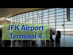 JFK Airport New York,Terminal 4 Walk
