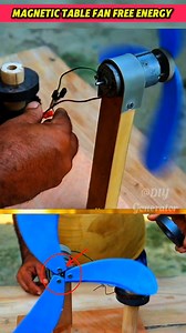 Magnetic Table Fan Free Energy ⚙️🔧 #diy #free #energy #endless #freeenergy #magnetic #fan | DIY Generator