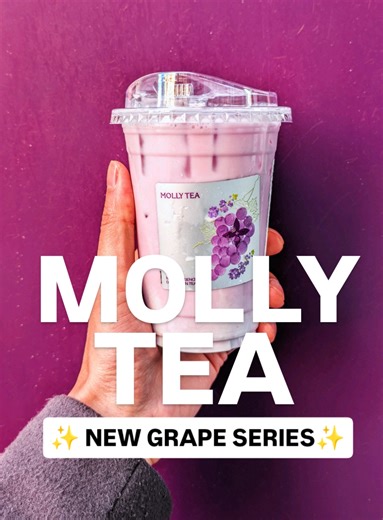 [AD/PR] ✨ NEW GRAPE SERIES✨ from @MollyTeaUk Molly tea just landed in time for Mother's Day! Jasmine Grape Milk Tea Jasmine Grape Salted Cheese The jasmine tea base is fragrant balanced perfectly with a natural grape flavour and light fruity sweetness. I prefer the salted cheese option as the drink had more depth and was much creamier. -MERCH OFFER- Buy 2 grape drinks and get a free mother's day greeting card and/or add £9.99 to get a grape scented candle! 📍MOLLY TEA, 21 Lisle St, London WC2H 7