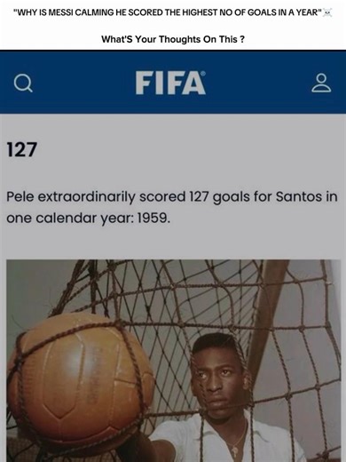 Pele 127 goals in a Year.☠️🔥😤#pele #leomessi #football #goals #footballedit #football #fypシ #love