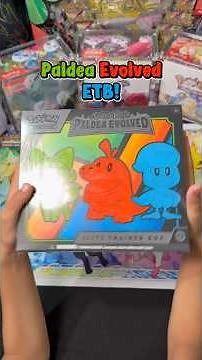 Opening a Paldea Evolved ETB! #pokemoncards #pokemon #pokemontcg #giveaway #paldeaevolved
