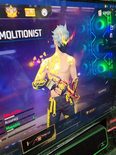 Funny Free Fire Launcher Skin Moment
