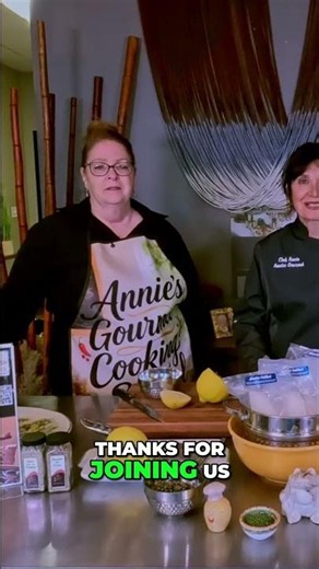 Gourmet Catering: Halibut Piccata with Annie & Lori! #shorts
