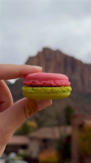 Zion National Park views French treats = perfection. Welcome to Springdale, Le Macaron! | Greater Zion Utah