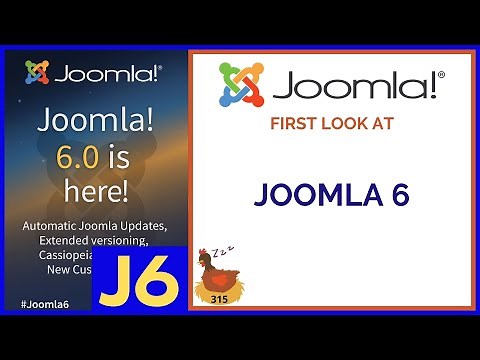Joomla 6 Is Here — Live Feature Tour & First Look - 👀 WMW 315