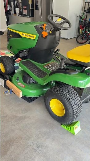 How To Change Mower Baldes Wothout Removing The Deck
