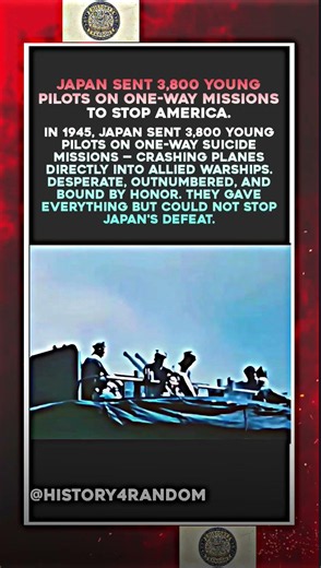 3,800 Young Pilots Chose Death Over Defeat — The Real Story of Kamikaze 😔✈️ #Shorts