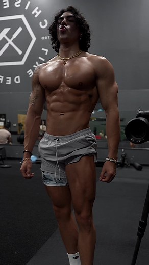 Flexed every muscle fiber