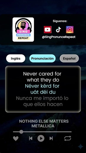 Inglés con Metallica