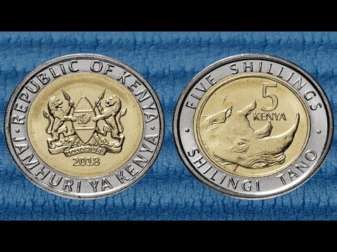 🇰🇪 2018 5 Republic of Kenya Shillings Standard Circulation Coin