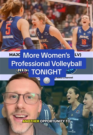 Major League Volleyball (MLV) 🏐 Grand Rapids Rise vs. Orlando Valkyries 🗓️ Friday, January 9th ⏰ 7pm ET 📺 Roku Channel #volleyball #womensvolleyball #mlv #majorleaguevolleyball #realprovolleyball @Major League Volleyball @Orlando Valkyries @grandrapidsrise