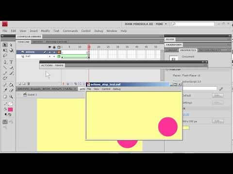 Flash, Actionscript Stop Command