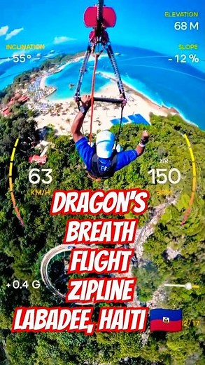 Dragon's Breath Flight Zipline | Labadee, Haiti 🇭🇹