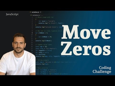 Move Zeros - The Most Popular Interview Challenge