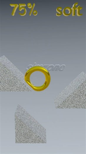 "Watch the Mind-Blowing Transformation: 0% - 100% Soft Body Torus Simulation in Action!"