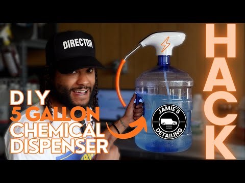 DIY Chemical Dispenser for Detailing Chemicals and 1 Gallon Bulk Dilution Hack Explained