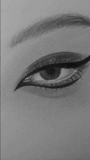 How to draw a Realistic aye step by step #art #drawing #sketch #artist #artist