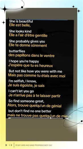 Learning French on TikTok: Translating Happier Song Lyrics
