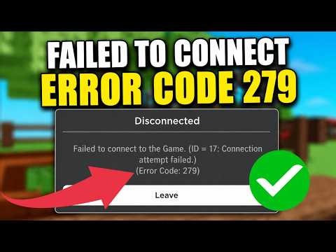 How To Fix Roblox Error Code 279 (Game ID=17) | Roblox Failed To Connect 2026