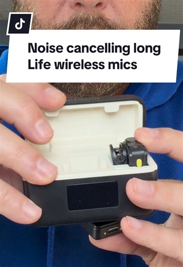 Works with Iphone or android and has the usb-c or lightning charger attachments!! These are the wireless magnetic noise cancelling microphones. These will stick on your lapel or cap and will be perfect for conference calls, FaceTime or your tiktokshop videos! These are truly plug and play, comes with great carrying case and the case will plug up to charge both mics! Comes with 2 mics too! Great for vlogs, interviews, YouTube TikTok lives! Lavalier mini microphones! Noise canceling!#tiktokshophol