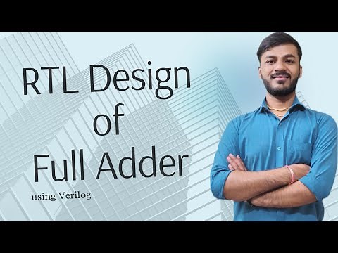 RTL Design of Full Adder Implementation in Verilog | Full Adder using two half adder Verilog Code