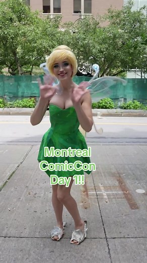 Montreal ComicCon Day 1!! #montrealcomiccon #montrealcomiccon2023 #tinkerbell #tinkerbellcosplay #cosplay