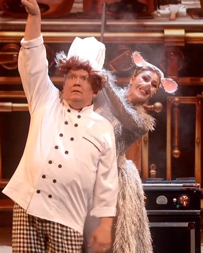 Dancing With The Stars #DWTS on Instagram: "Andy Richter and pro Emma Slater perform a Viennese Waltz to “La Festin” by Camille & Michael Giaccino from “Ratatouille.” #DisneyNight #DWTS"