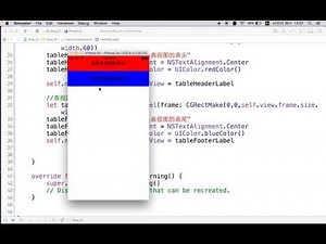 UIKit练习课程-仿微博界面-1.UITableView的构成01