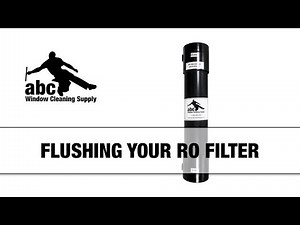 How to Flush Your RO Filter
