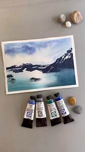 It’s Friday Fun Takeover Post by Brand Ambassador Alison Pinto @alisonpintoart Colors used: Lavender, Phthalo Blue (Red Shade), Phthalo Green (Blue Shade) and Paynes Grey This scene caught my attention for its sheer serenity. The blue-green family of colors listed above, muted with the very useful Lavender were very effective to capture the feel of this painting! I hope you enjoy it! Friday Fun is about just doing a little sketch and having fun with it. The mindfulness of a little doodling sessi