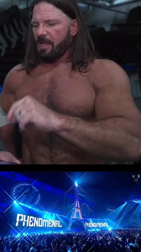 AJ Style réagit à son entrée phénoménale lors de WWE Raw à Paris 👏 Univers Français de la WWE 👏 | WWE France