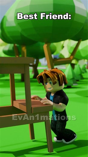 Friend vs BEST Friend MEMEs 🤣 #roblox #animation #memes #viral