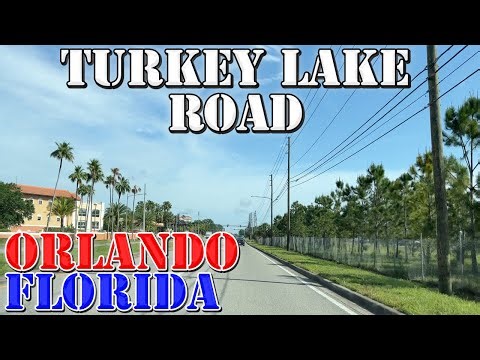 Turkey Lake Road - Orlando - Florida - 4K Street Drive