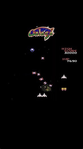 Galaga 2 – Classic Arcade Gameplay #shorts