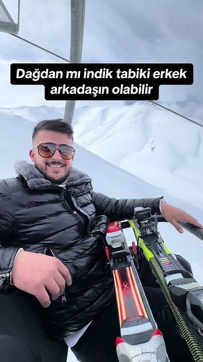 Ski Lift Adventure in a Winter Wonderland