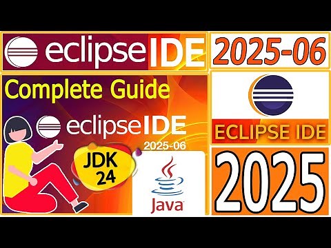How to install Eclipse IDE 2025-06 with Java JDK 24 on Windows 11 [2025 Update] Java Programming