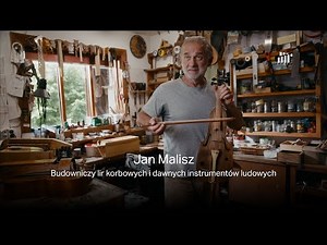 Jan Malisz z Beskidu Niskiego, budowniczy lir korbowych i innych instrumentów ludowych