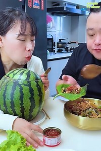 A hilarious 2025 video features a sweet husband and wife pulling pranks on each other during a meal, creating a fun and lighthearted show of playful tricks | Couple TV Show