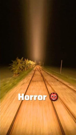 Night adventure from the front of the locomotive🤐👻 #train #railtrack #railroad #horror #adventure