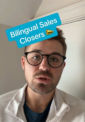 Bilingual closers, DM me! Have you ever considered legal sales? It’s strong comp, remote work and you’re genuinely making a difference in people’s lives. We have law firms looking for bilingual closers currently, so DM me if you’re interested in learning more about the role. #sales #salesperson #sell #remotesales #highticketsales #closer #lawfirm #bilingual