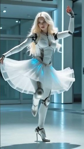 AI Dance Queen Stuns the World with Robotic Grace #robots