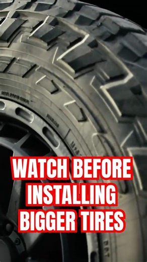 Bigger Tires Are Not Always Better. Here's Why.