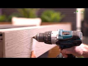 How to install a Composite Decking Flat Fascia Trim by Ecoscape UK