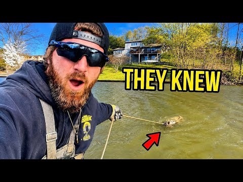 I Was Magnet Fishing Behind This House… Then I Noticed THIS